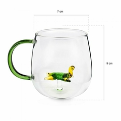 Taza mug vidrio cristal 3D 350 ml - comprar online