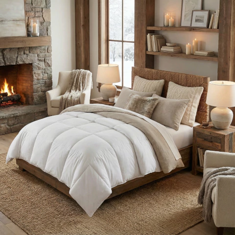 Edredon Duvet Pluma Real King - comprar online