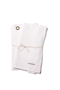 Paños de Cocina X2 Tusor Blanco - Duvet Home