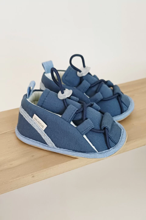 Zapatillas Azul acero con suela Elástico - comprar online