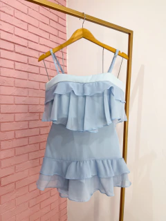 Imagem do Conjunto chiffon + alfaiataria