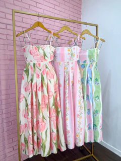 Vestido longo Preguinha - comprar online