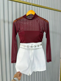 Bory tule + top - comprar online