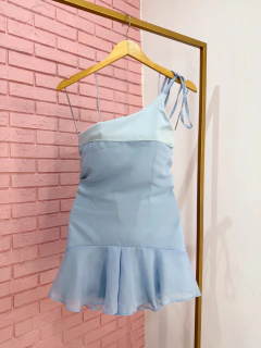 Vestido alfaiataria + CHIFFON - Amisstore
