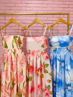 Vestido longo Preguinha - Amisstore