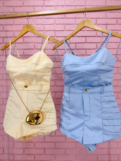 Conjunto alfaiataria acetinado - comprar online