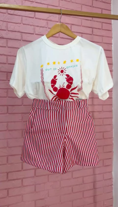 Conjunto Dávila ( blusão + short linho) - loja online
