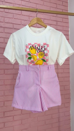 Conjunto Dávila ( blusão + short linho) - comprar online