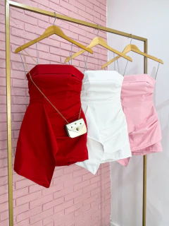 Vestido lapela