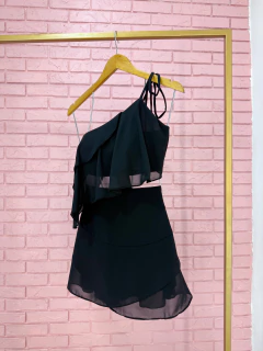 Conjunto chiffon + alfaiataria - Amisstore