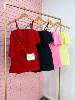 Conjunto alfaiataria + chiffon