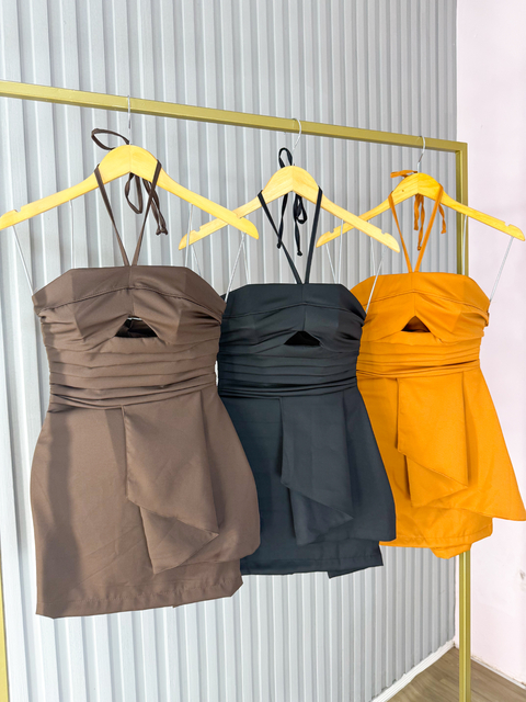 Vestido drapeado