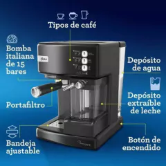 Cafetera espresso Oster PrimaLatte - comprar online