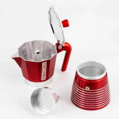 Cafetera Pedrini Infinity 6 Pocillos Roja en internet