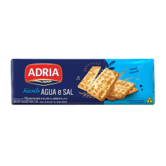BISCOITO ÁGUA E SAL ADRIA 170 GR