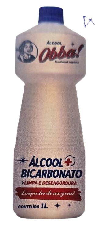 ALCOOL C/ BICARBONATO OBBA 1 LITRO