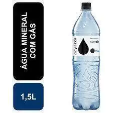 ÁGUA CRISTAL COM GAZ 1,5 LT
