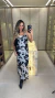 888 - Vestido Fabi Tule | Estampado Alcinha - comprar online