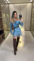 007A - Vestido Renda Curto | Manga Longa - Loja Reforma | Roupas Femininas Novidades Toda Semana