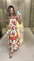 1111 - Vestido Longo | Estampa Tropical - comprar online