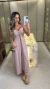 1064 - Vestido Floral Longo | Alcinha - comprar online