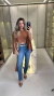 877 - Calça Jeans Reta (24003) - comprar online