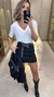 011A - Short Saia Alfaiataria | Com Cinto (3355) - loja online