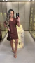 0847 - Vestido Amanda Curto | Alça Babados (720) - Loja Reforma | Roupas Femininas Novidades Toda Semana