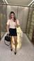 694 - Cropped Manguinha | Detalhe Renda (309) - Loja Reforma | Roupas Femininas Novidades Toda Semana
