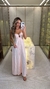 1229 - Vestido Listrado | Alcinha Detalhe Busto - comprar online