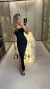915 - Vestido Helena Alcinha | Midi Com Fenda - comprar online