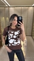0087 - T-shirt Tricot | Texas Cow Print (dd384) - comprar online