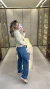 0543 - Calça Jeans Wide Leg | CRMN (2400) na internet