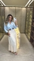 815 - Saia Midi | Cós Lastex - Loja Reforma | Roupas Femininas Novidades Toda Semana