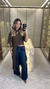 050A - Blusa Malha Alongada - loja online