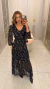 2735 - Vestido Tule Longo | Estampado