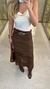 031A - Saia Midi tricot Flor na internet
