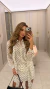 2938 - Conjunto Poá | Camisa e Saia Com Faixa (13235) - Loja Reforma | Roupas Femininas Novidades Toda Semana