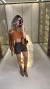 035A - Short Animal Print | Couro Fake - comprar online
