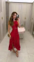 3352 - Vestido Renda Longo | Com Cinto (837) - Loja Reforma | Roupas Femininas Novidades Toda Semana
