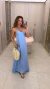 3061 - Vestido Longo | Alcinha | Detalhe nas Costas - comprar online