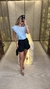 386 - Short Saia Botão Encapado - loja online
