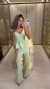 1106 - Conjunto Linho Bordado | Blusa e Calça (305) - comprar online