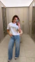 2783 - T-shirt Zara | Estampada na internet