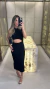 029A - Vestido Lavínia Tricot | Aberto Lateral (tt287) - loja online