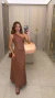 3374 - Conjunto Linho | Blusa e Saia Midi (8912) - comprar online
