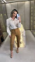 0594 - Calça Alfaiataria | Com Cinto (9314) - comprar online