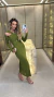 0499 - Vestido Sabrina | Detalhe Dourado (25002) - comprar online