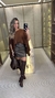 887 - Saia Couro Fake | Com Cinto (2173) - loja online