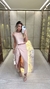 672 - Conjunto Tati | Cropped e Saia Transpassar (1488) - Loja Reforma | Roupas Femininas Novidades Toda Semana